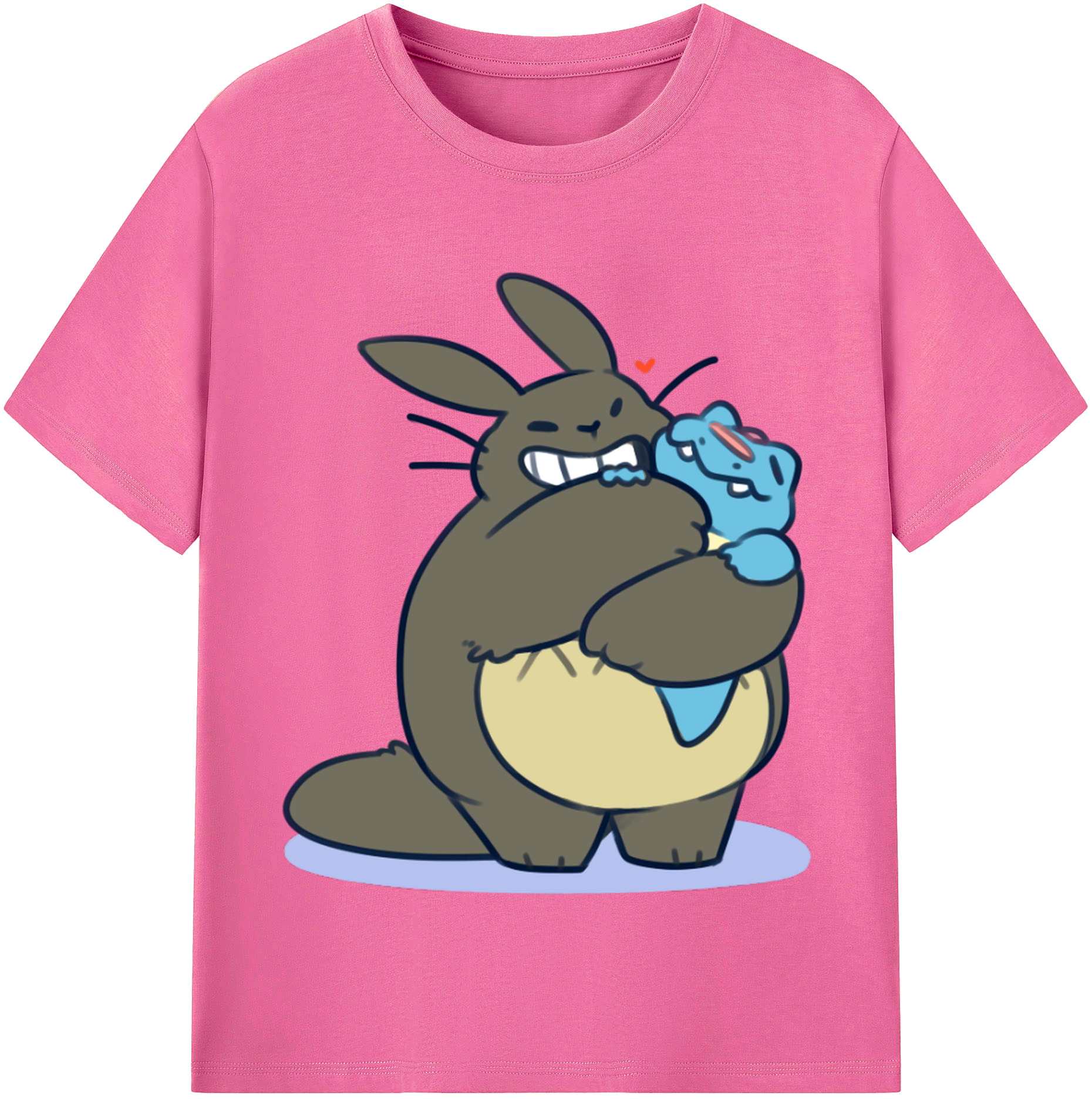 （画像用） となりのトトロ 草壁メイ 草壁サツキ My Neighbor Totoro Satsuki Kusakabe Mei Kusakabe レディースカジュアルプリントTシャツ（綿100％）